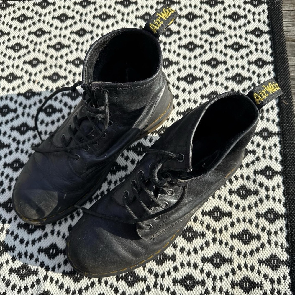 Dr. Martens Black Leather Boots